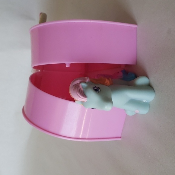 My Little Pony Hard Case Toy Carrier With Horse Plastic 2004 Hasbro Decc Pac - Picture 11 of 16
